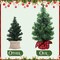 12 Pcs Mini Artificial Christmas Tree(Green)17.64 x 13.5 x 5.51 inches
